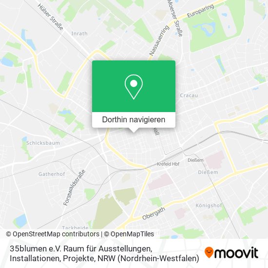 35blumen e.V. Raum für Ausstellungen, Installationen, Projekte Karte