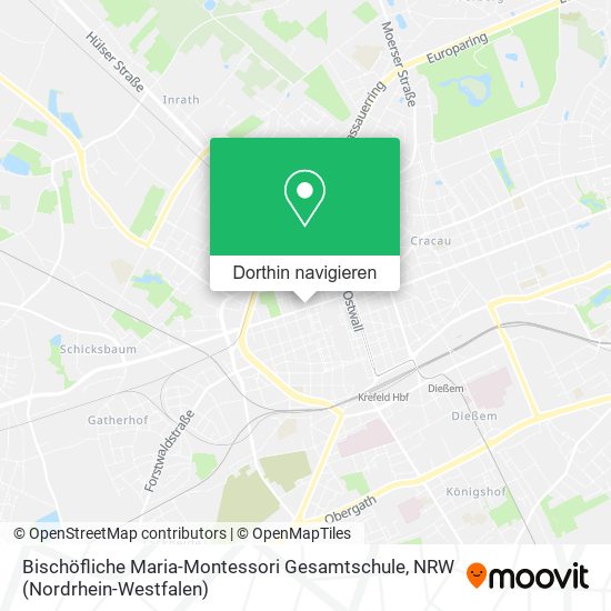 Bischöfliche Maria-Montessori Gesamtschule Karte