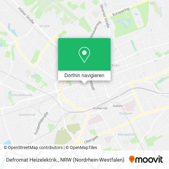 Defromat Heizelektrik. Karte
