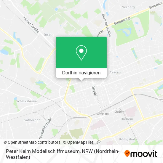 Peter Kelm Modellschiffmuseum Karte