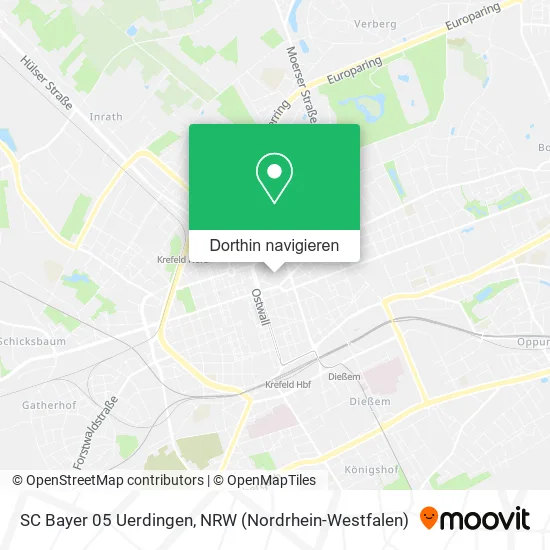 SC Bayer 05 Uerdingen Karte