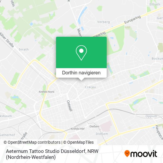 Aeternum Tattoo Studio Düsseldorf Karte