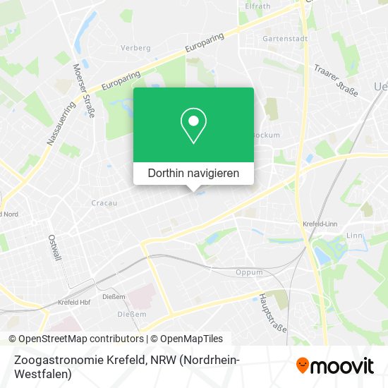 Zoogastronomie Krefeld Karte