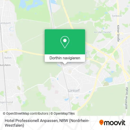 Hotel Professionell Anpassen Karte