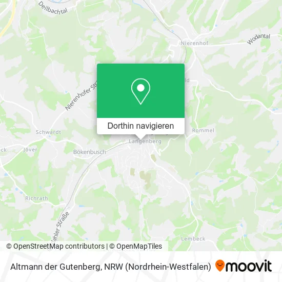 Altmann der Gutenberg Karte