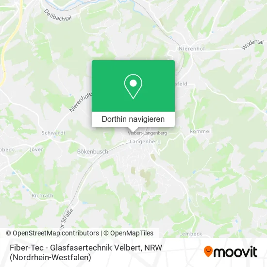 Fiber-Tec - Glasfasertechnik Velbert Karte