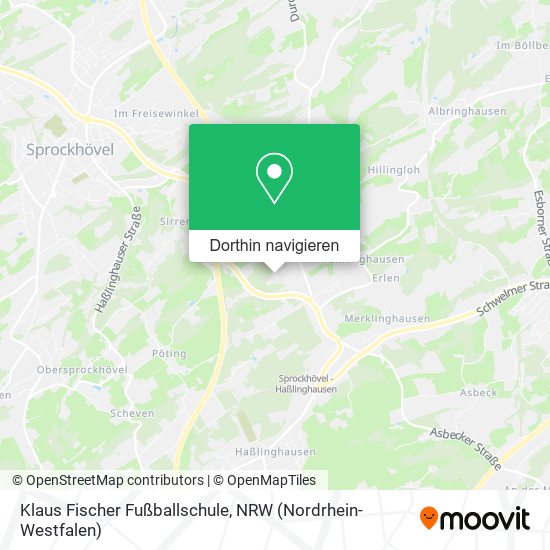 Klaus Fischer Fußballschule Karte