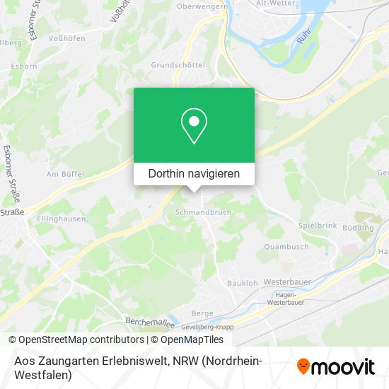Aos Zaungarten Erlebniswelt Karte