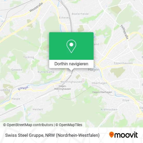 Swiss Steel Gruppe Karte