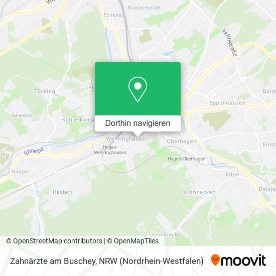Zahnärzte am Buschey Karte