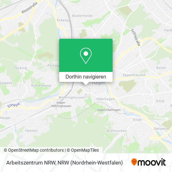 Arbeitszentrum NRW Karte