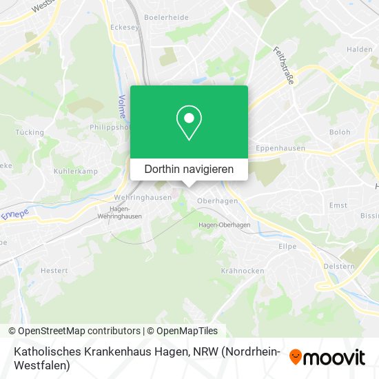 Katholisches Krankenhaus Hagen Karte