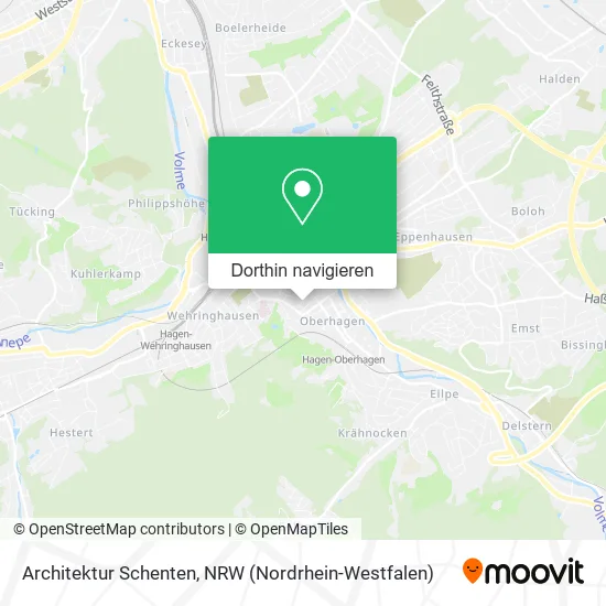 Architektur Schenten Karte