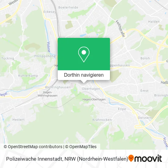 Polizeiwache Innenstadt Karte