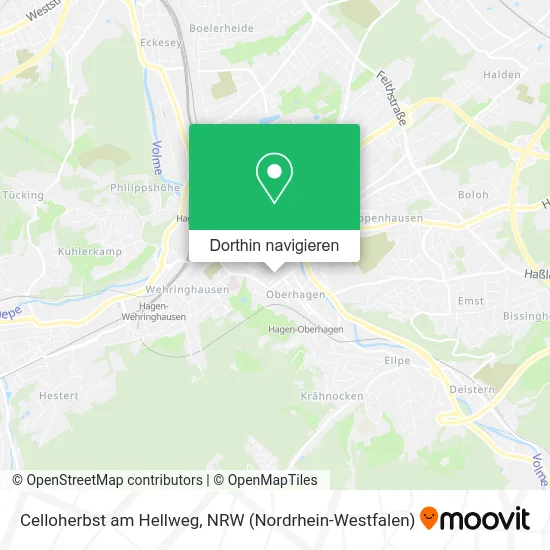 Celloherbst am Hellweg Karte