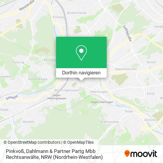 Pinkvoß, Dahlmann & Partner Partg Mbb Rechtsanwälte Karte