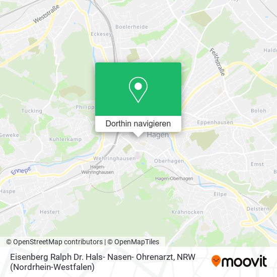 Eisenberg Ralph Dr. Hals- Nasen- Ohrenarzt Karte
