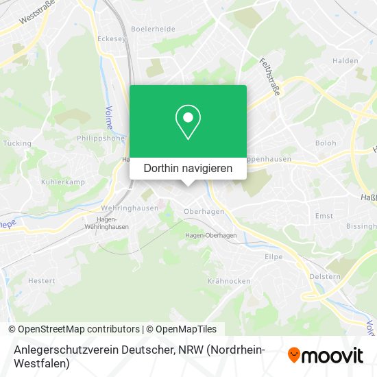 Anlegerschutzverein Deutscher Karte