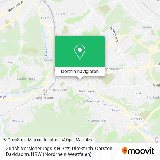 Zurich Versicherungs AG Bez. Direkt Inh. Carsten Davidsohn Karte