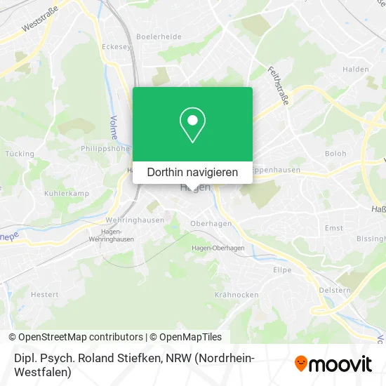 Dipl. Psych. Roland Stiefken Karte