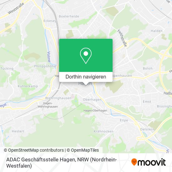 ADAC Geschäftsstelle Hagen Karte