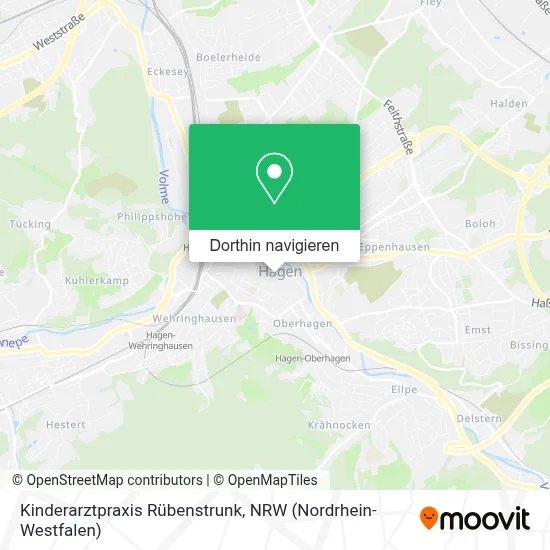 Kinderarztpraxis Rübenstrunk Karte