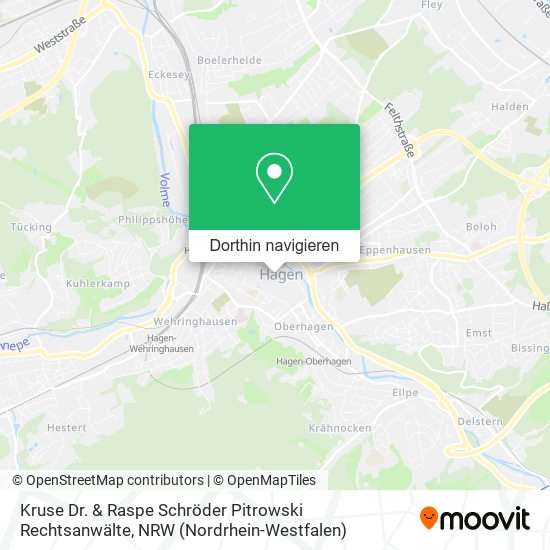 Kruse Dr. & Raspe Schröder Pitrowski Rechtsanwälte Karte