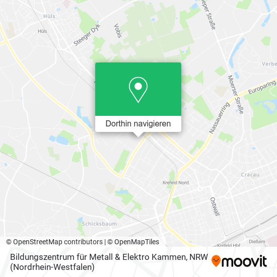 Bildungszentrum für Metall & Elektro Kammen Karte