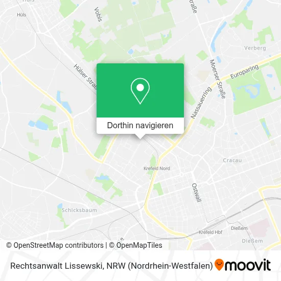 Rechtsanwalt Lissewski Karte