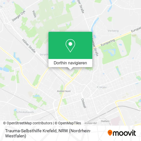 Trauma-Selbsthilfe Krefeld Karte