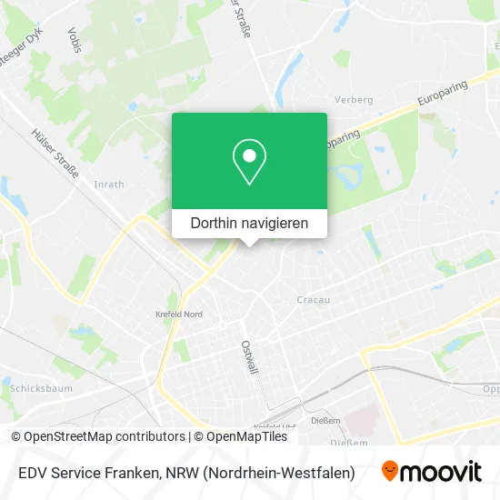 EDV Service Franken Karte