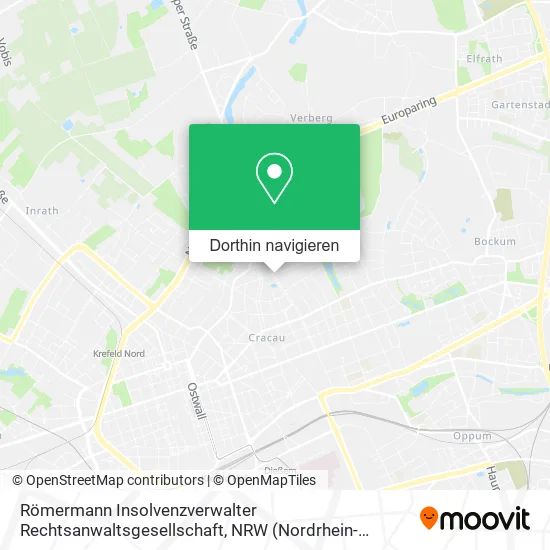 Römermann Insolvenzverwalter Rechtsanwaltsgesellschaft Karte