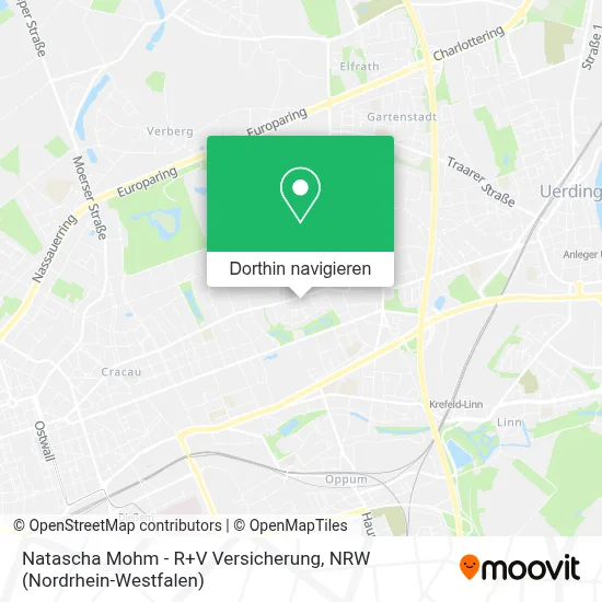 Natascha Mohm - R+V Versicherung Karte