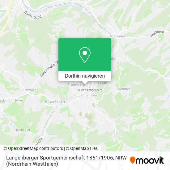 Langenberger Sportgemeinschaft 1861 / 1906 Karte