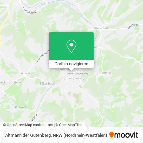 Altmann der Gutenberg Karte