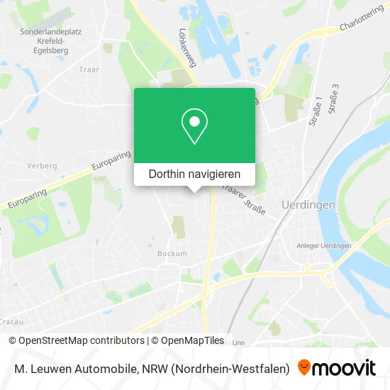 M. Leuwen Automobile Karte