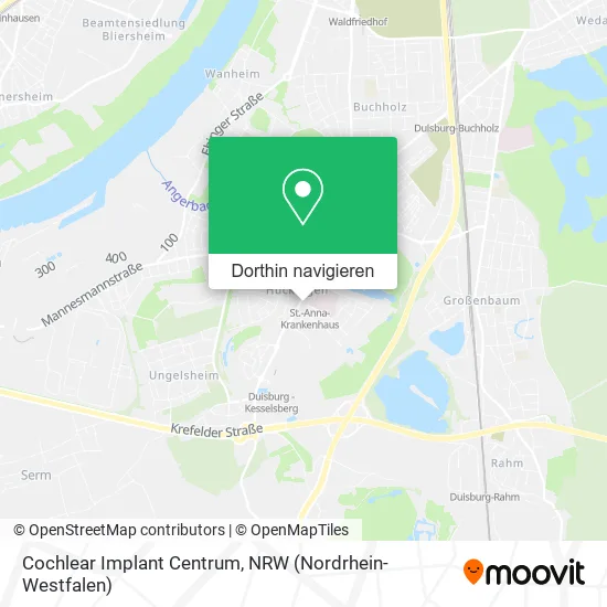 Cochlear Implant Centrum Karte