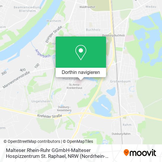 Malteser Rhein-Ruhr GGmbH-Malteser Hospizzentrum St. Raphael Karte