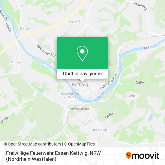 Freiwillige Feuerwehr Essen Kettwig Karte