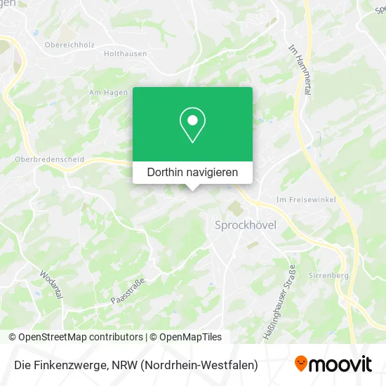 Die Finkenzwerge Karte