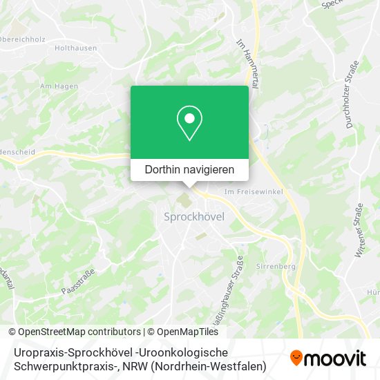 Uropraxis-Sprockhövel -Uroonkologische Schwerpunktpraxis- Karte
