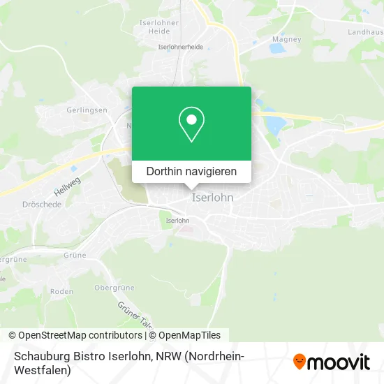 Schauburg Bistro Iserlohn Karte