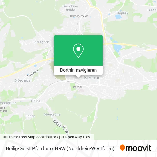 Heilig-Geist Pfarrbüro Karte