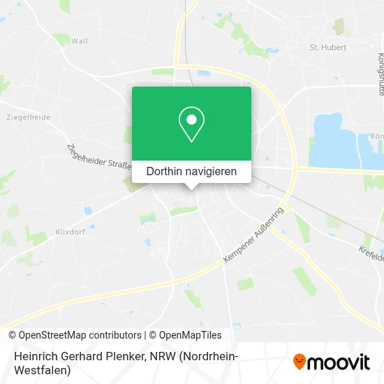 Heinrich Gerhard Plenker Karte