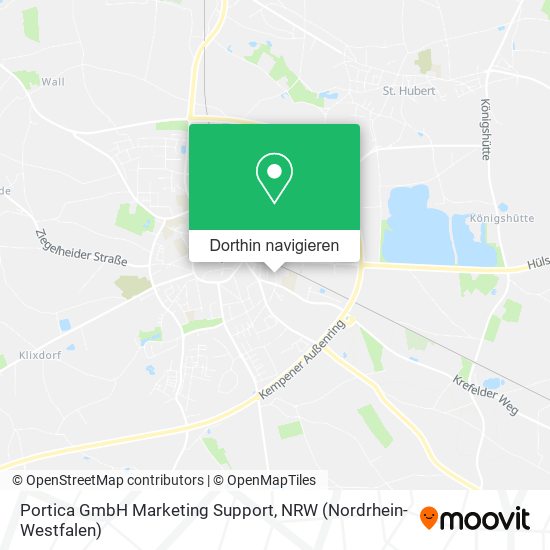 Portica GmbH Marketing Support Karte