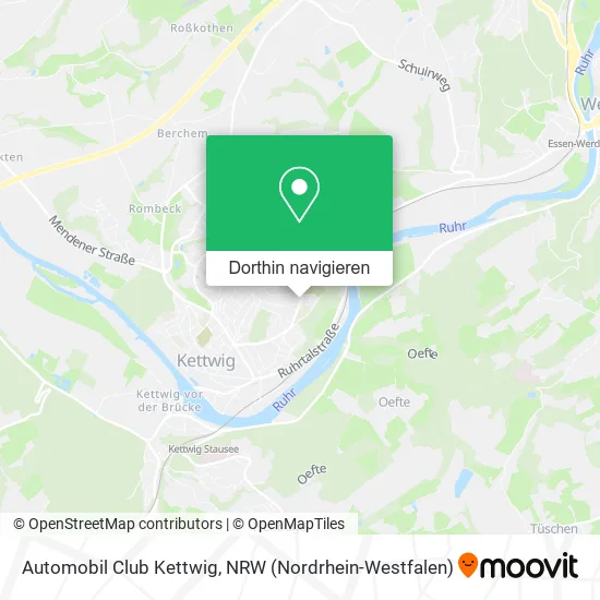 Automobil Club Kettwig Karte