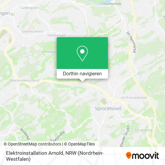 Elektroinstallation Arnold Karte