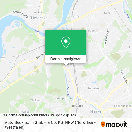 Auto Beckmann GmbH & Co. KG Karte