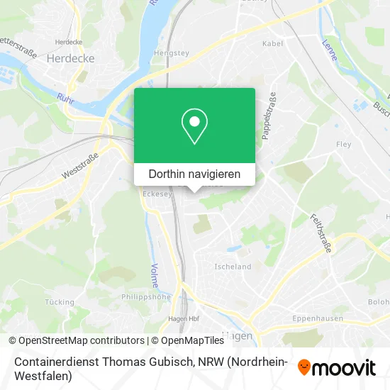 Containerdienst Thomas Gubisch Karte