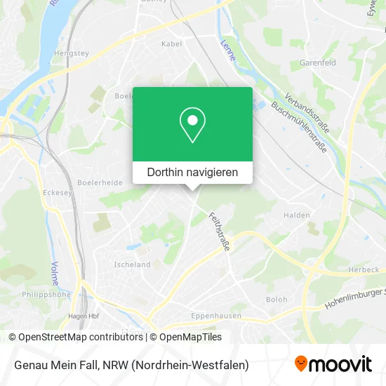 Genau Mein Fall Karte